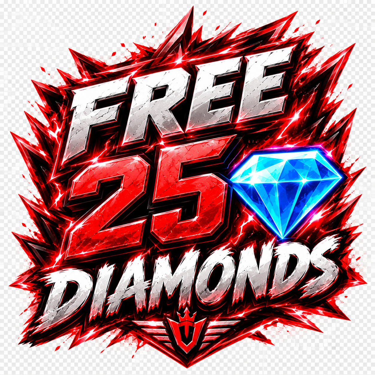 FREE 25 DIAMONDS